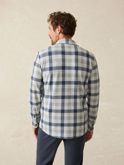 Legend™ Sweater Shirt - Snowy Night Check