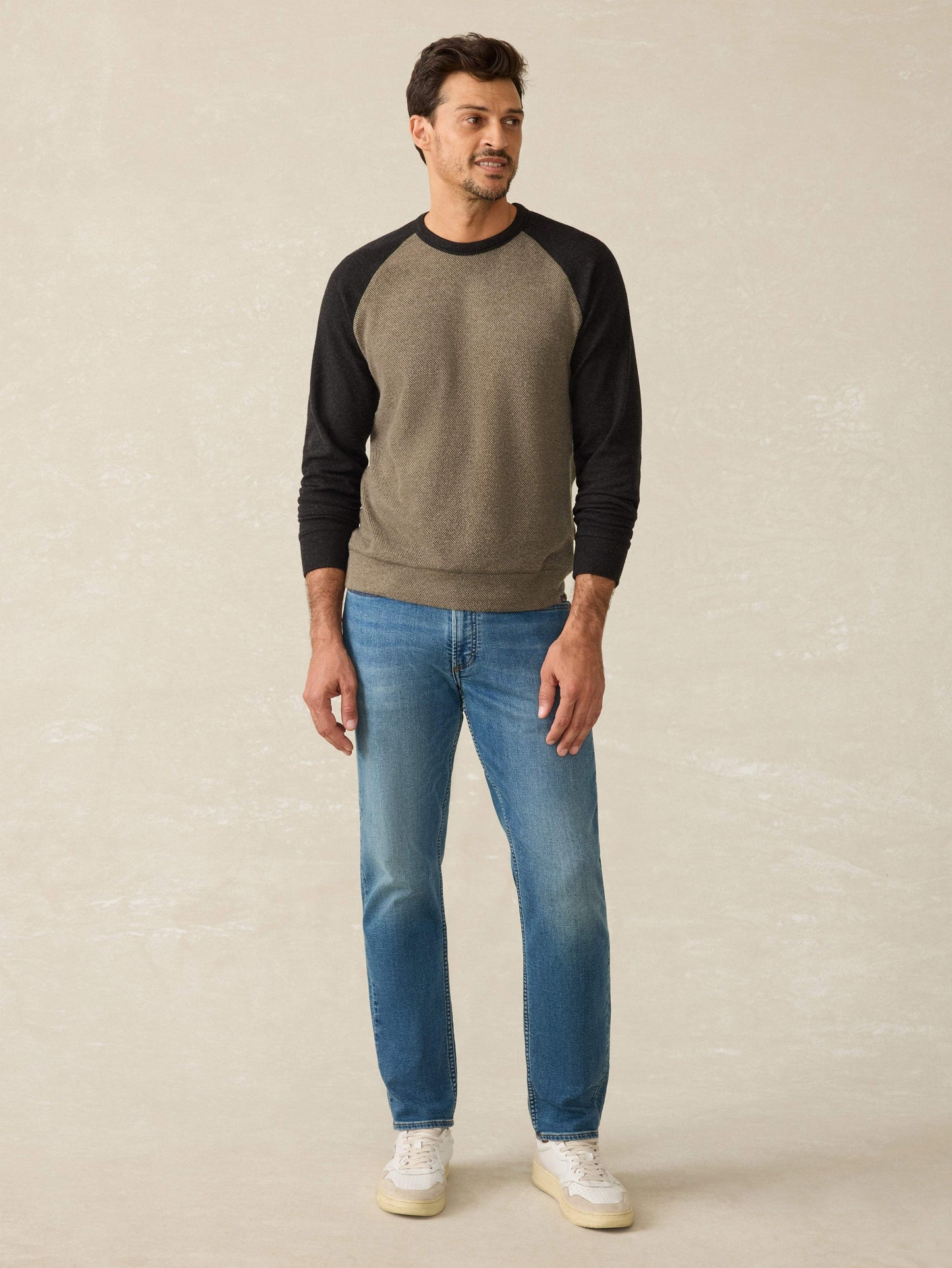 Legend™ Baseball Sweater Crew - Mossy Charcoal