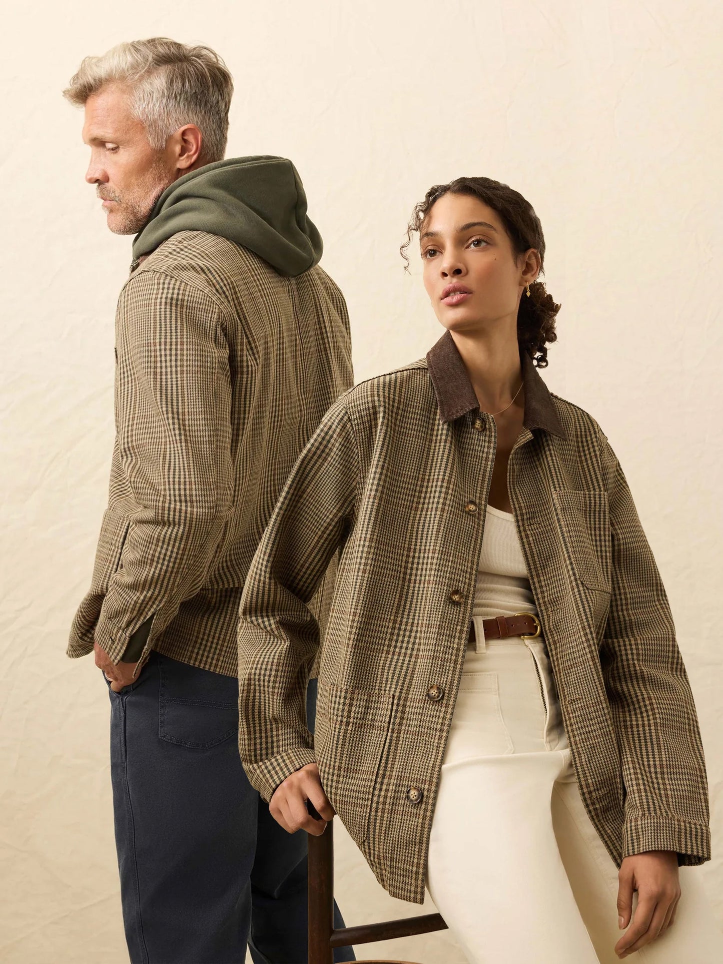 High Ridge Twill Studio Jacket - Wildwood Plaid
