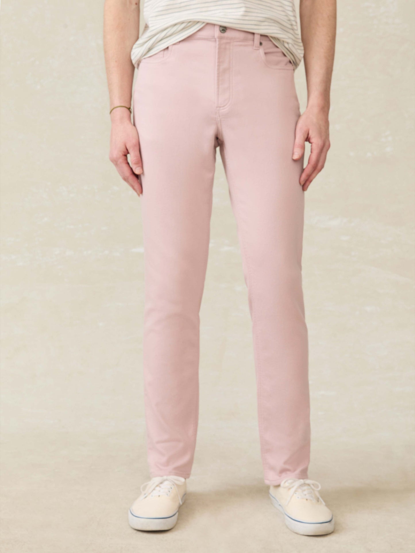 Stretch Terry 5-Pocket - Spring Quartz