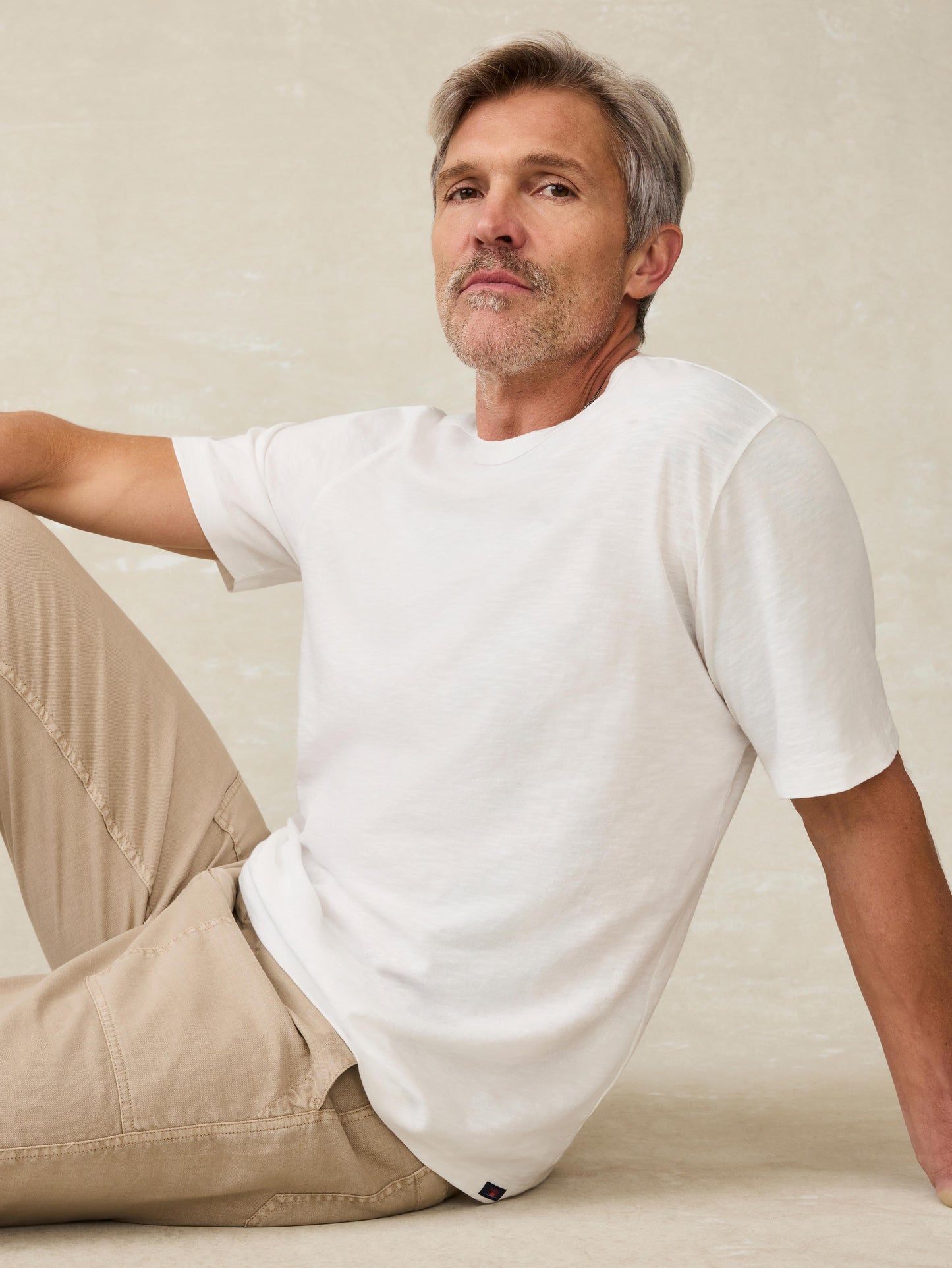 Sunwashed Regenerative Tee - White