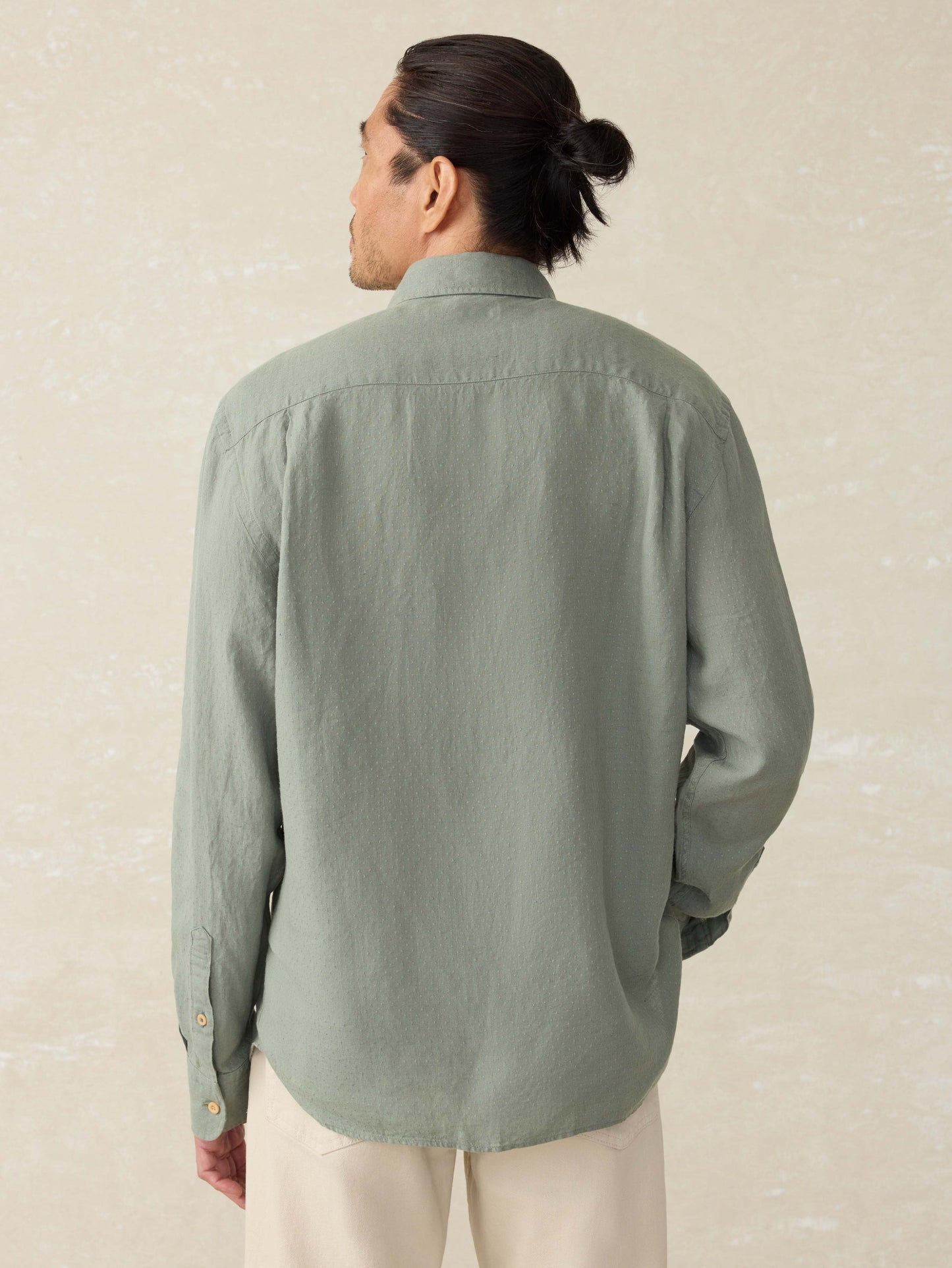 Laguna Linen Shirt - Fairfield Dobby