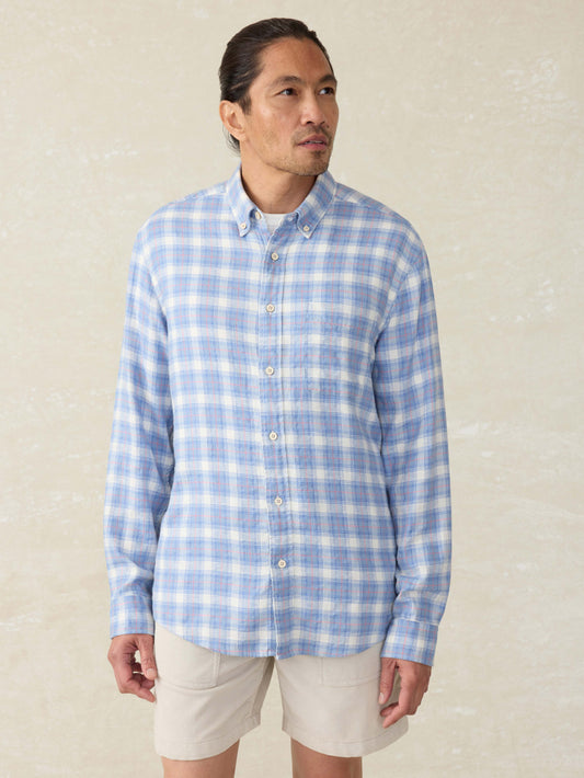 Long-Sleeve Breeze Shirt - Bristol Harbor Plaid