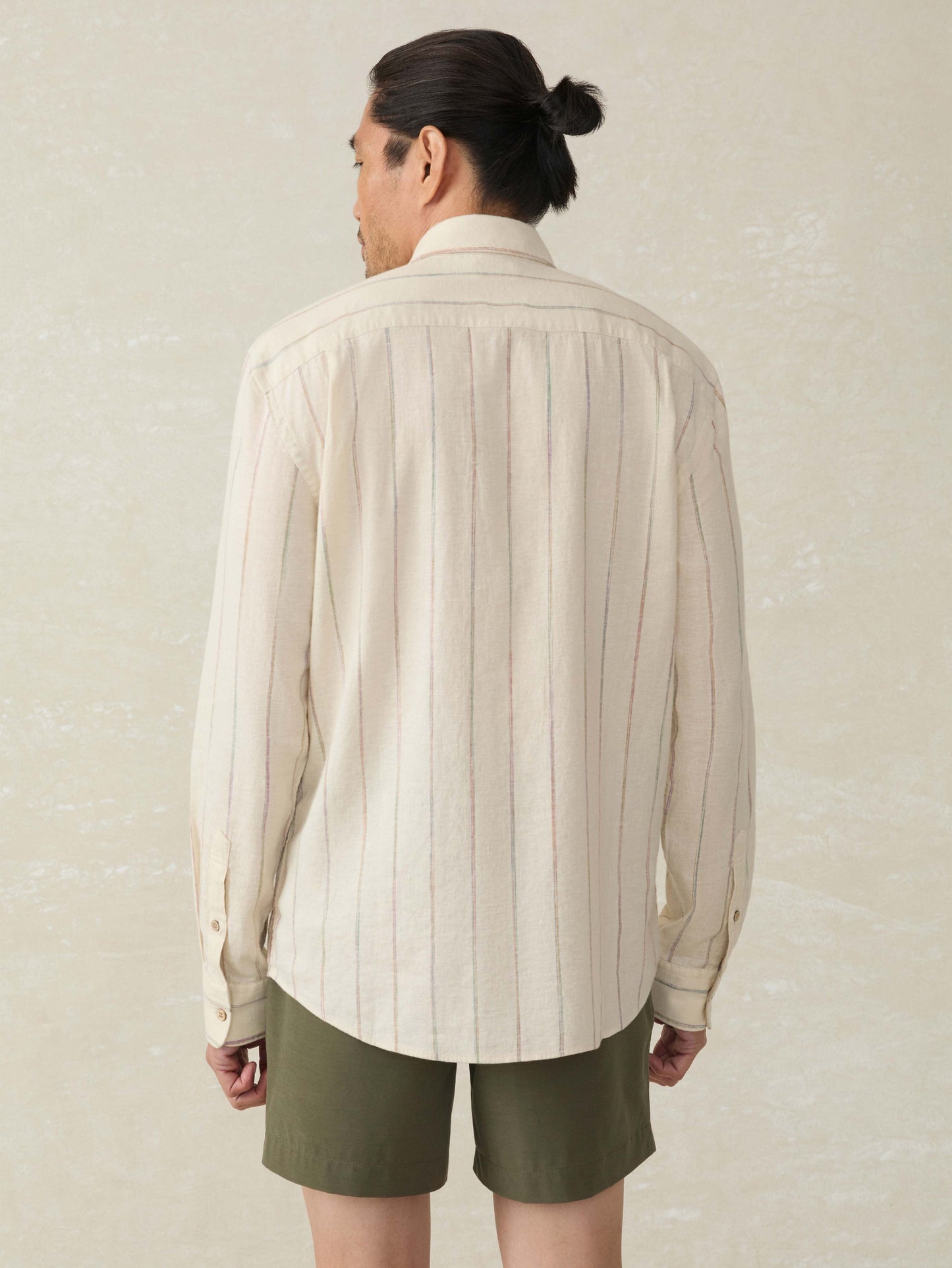 Long-Sleeve Breeze Shirt - Cloud Beach Stripe