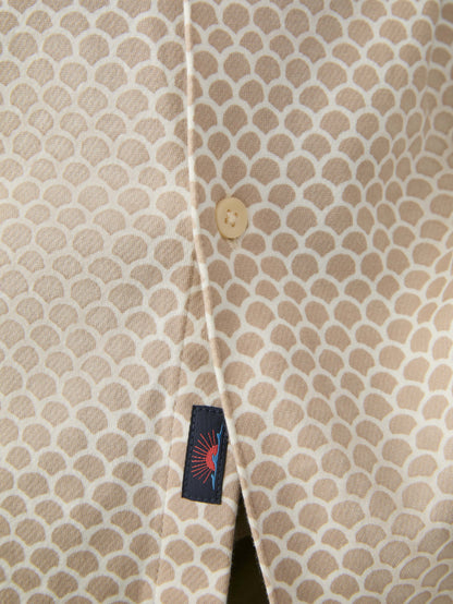 Short-Sleeve Hermosa Shirt - Island Sand Fishscale
