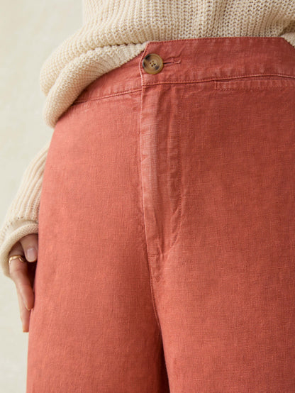 Sun Strider Linen Pant - Red Rock