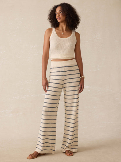 Miramar Linen Sweater Pant - Lido Lines