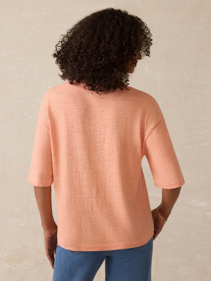 Sunwashed Slub Vintage Tee - Canyon Sunset