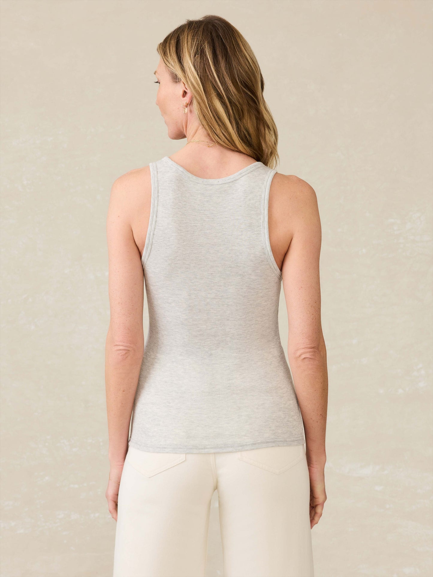 Featherweight Freestyle Tank - Light Grey Heather