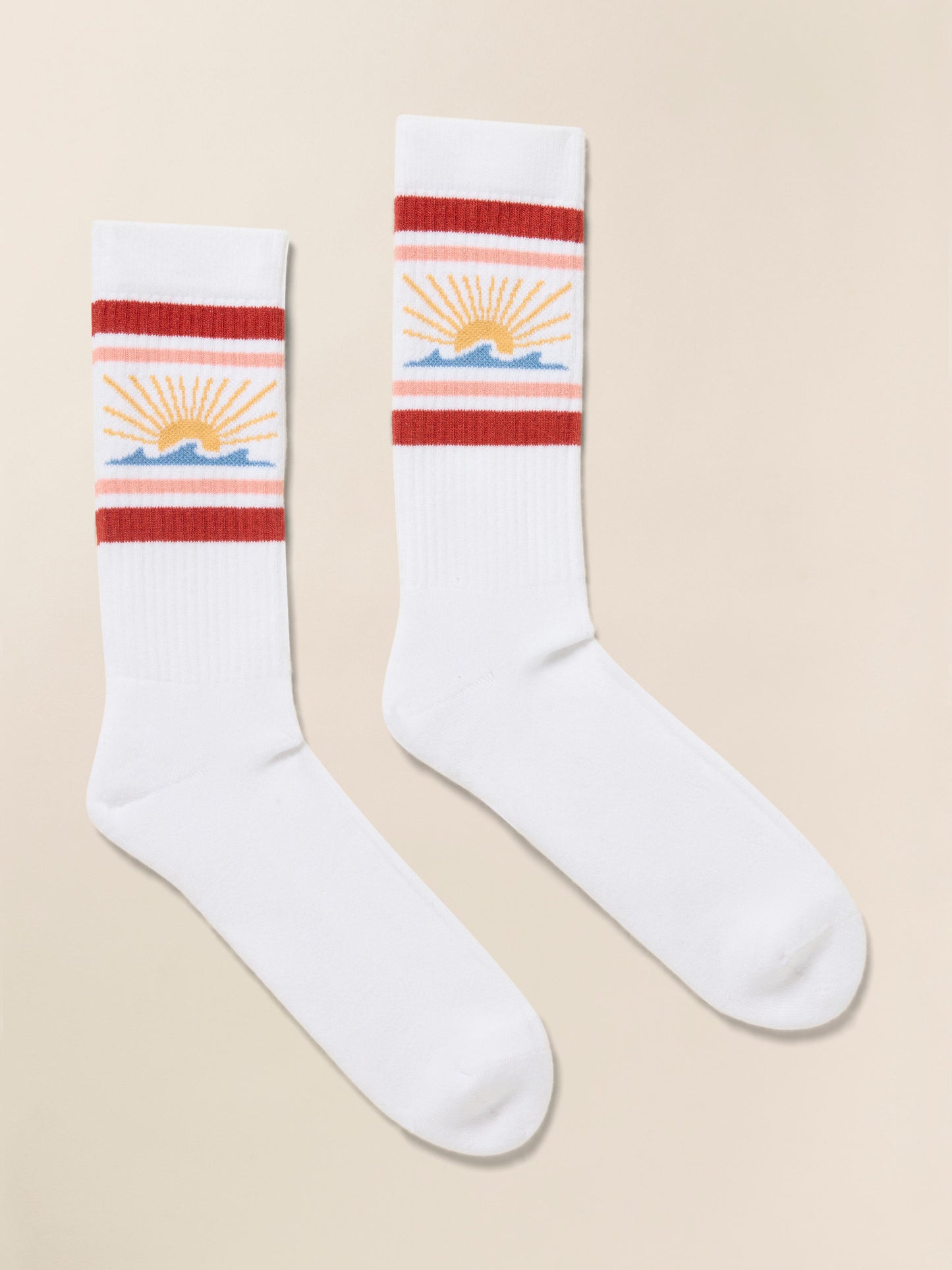 Sun And Waves™ Sock - Red Horizon