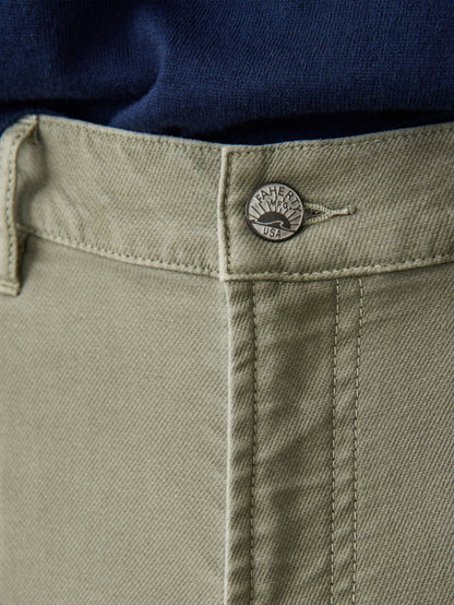 Stretch Terry 5-Pocket Pant - Faded Olive