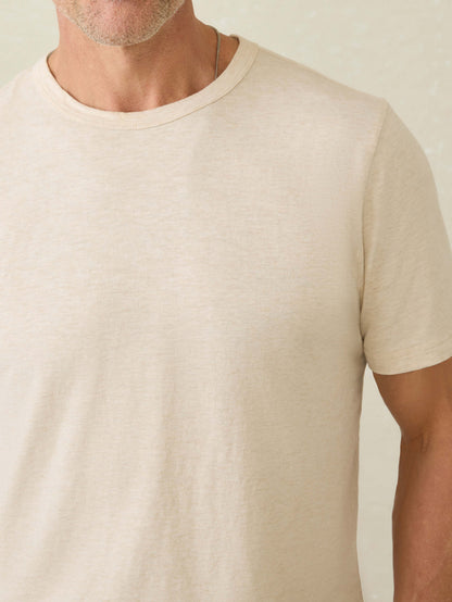 Sunwashed Regenerative Tee - Island Dune Heather