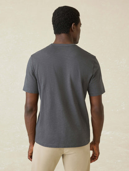 Sunwashed Regenerative Pocket Tee - Graphite