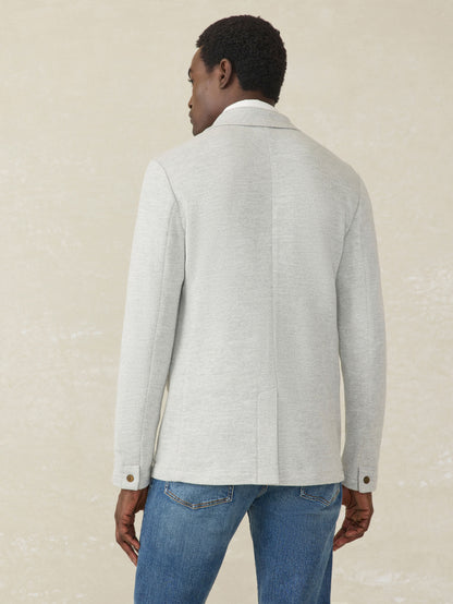 Inlet Knit Blazer - Heather Grey