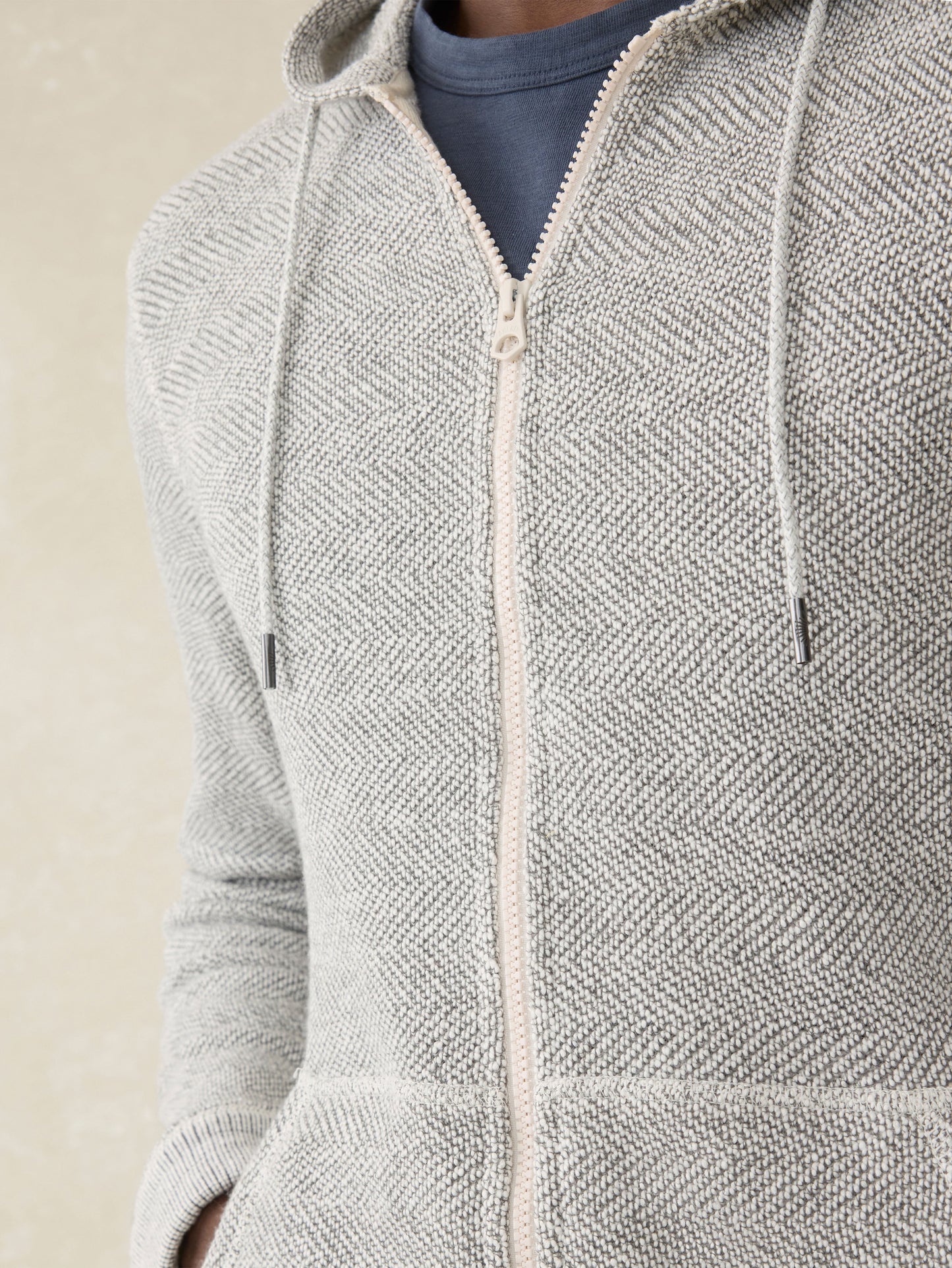 Whitewater Full Zip Hoodie - Grey Shell Loop