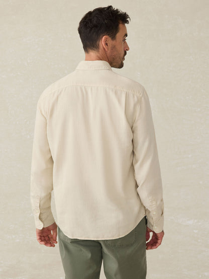 Tried & True Chambray Workshirt - Coastal Cream