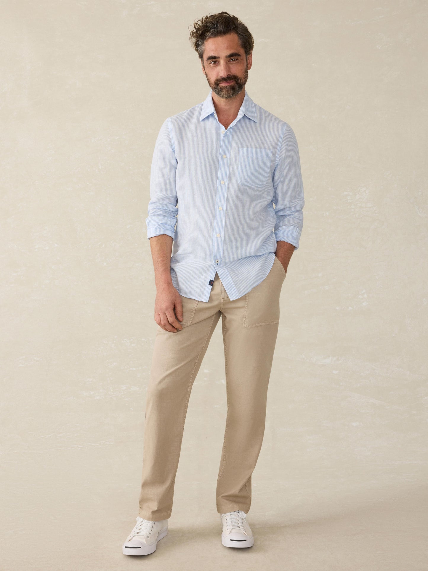 Laguna Linen Shirt - Summer Classic Stripe