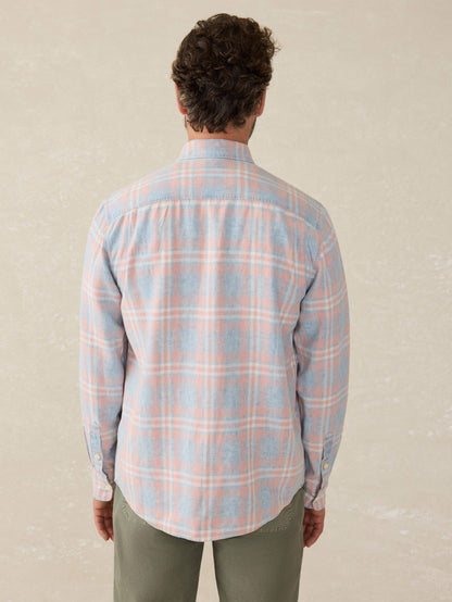 Tried & True Chambray Workshirt - Coral Bay Plaid