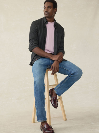 Legend™ Sweater Shirt (Single Pocket) - Heathered Black Twill