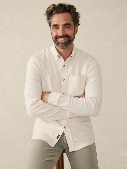 Legend™ Sweater Shirt (Single Pocket) - Off White