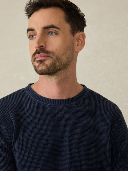 Sunwashed Crewneck Sweater - Blue Nights