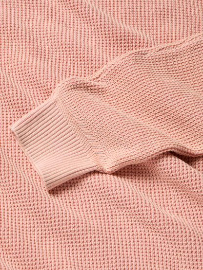 Sunwashed Crewneck Sweater - Coral Dawn