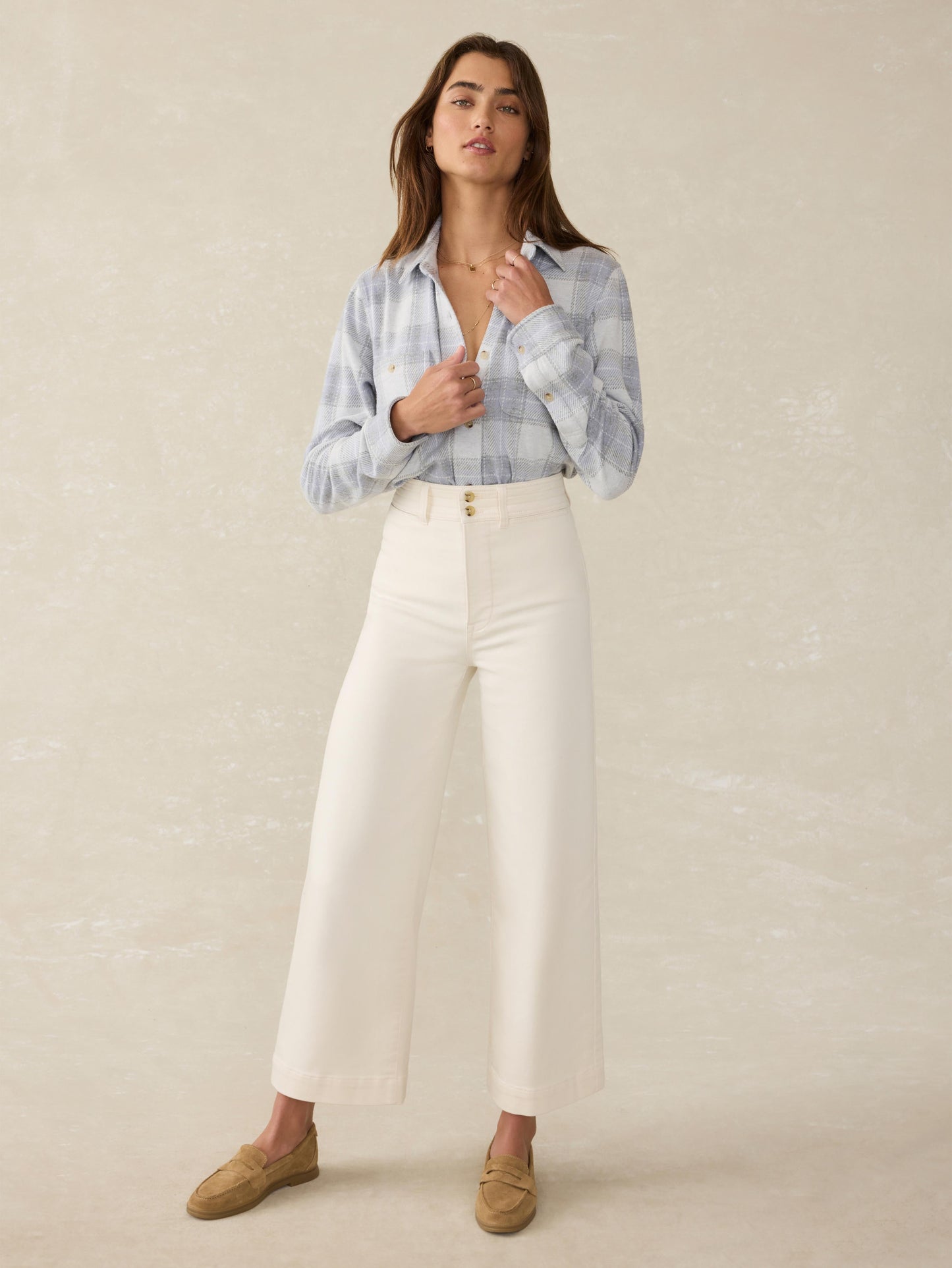 Legend™ Sweater Shirt - Blue Ravine Plaid