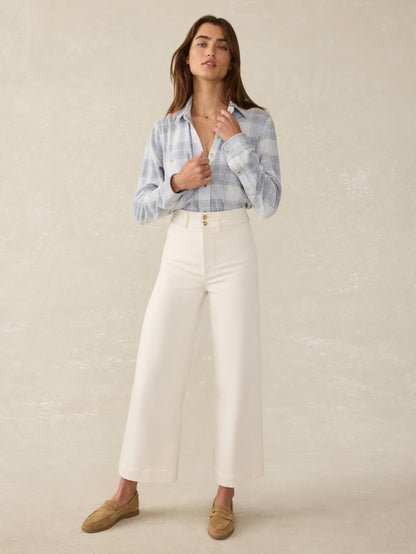 Legend™ Sweater Shirt - Blue Ravine Plaid