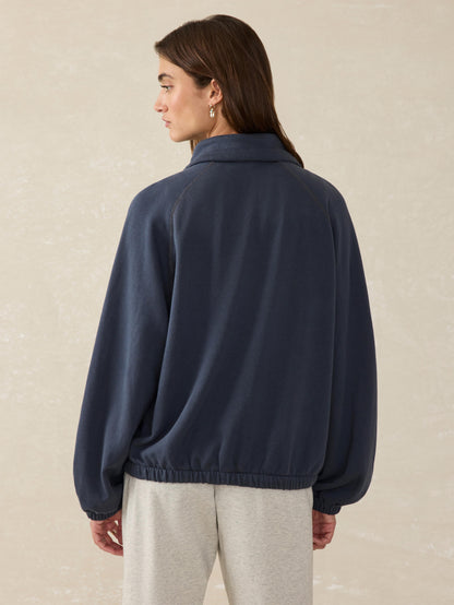 High Standard Fleece Anorak - Blue Nights