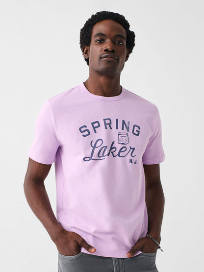 Spring Lake Short-Sleeve Crew Lakers T-Shirt - Faded Lilac