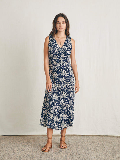 Siena Midi Dress - Navy Canopy Floral
