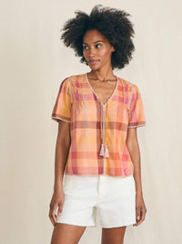 Sunset Desert Plaid