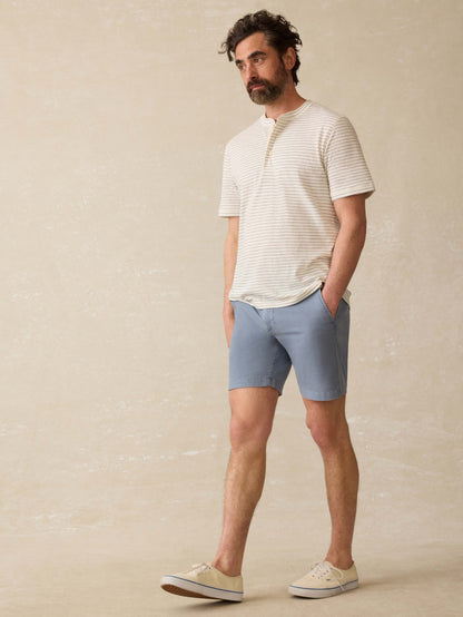 Essential Chino Short (8") - Flintstone
