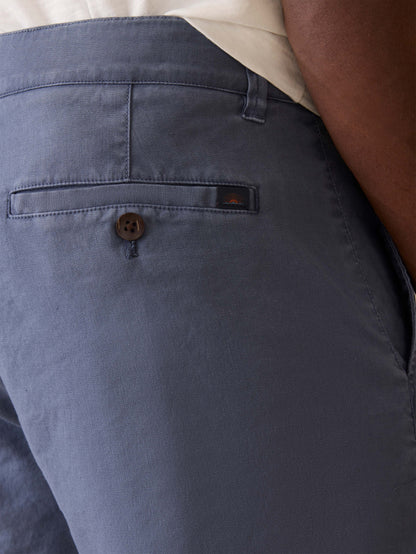 Tradewinds Linen Blend Short - Blue Abyss