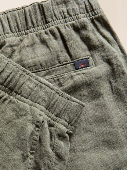 Essential Linen Short (6.5" Inseam) - Spruce