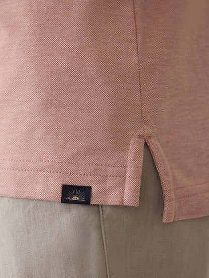 Short-Sleeve Movement™ Pique Polo - Sedona Melange