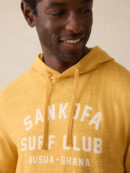 Surf Ghana Sunwashed Slub Hoodie - Tuscan Sun