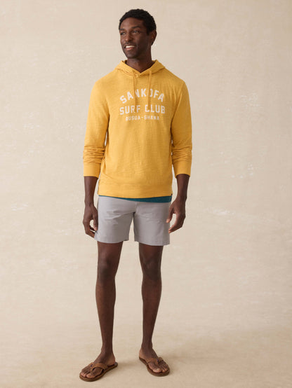Surf Ghana Sunwashed Slub Hoodie - Tuscan Sun