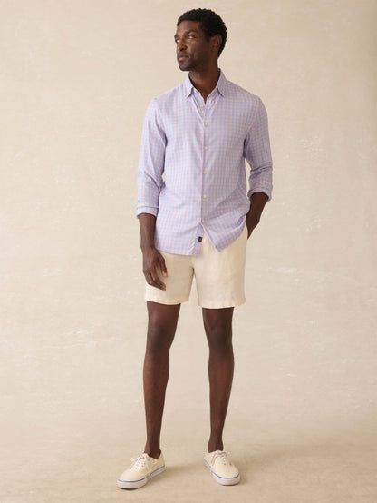 Movement™ Monterey Shirt - Coral Sky Gingham