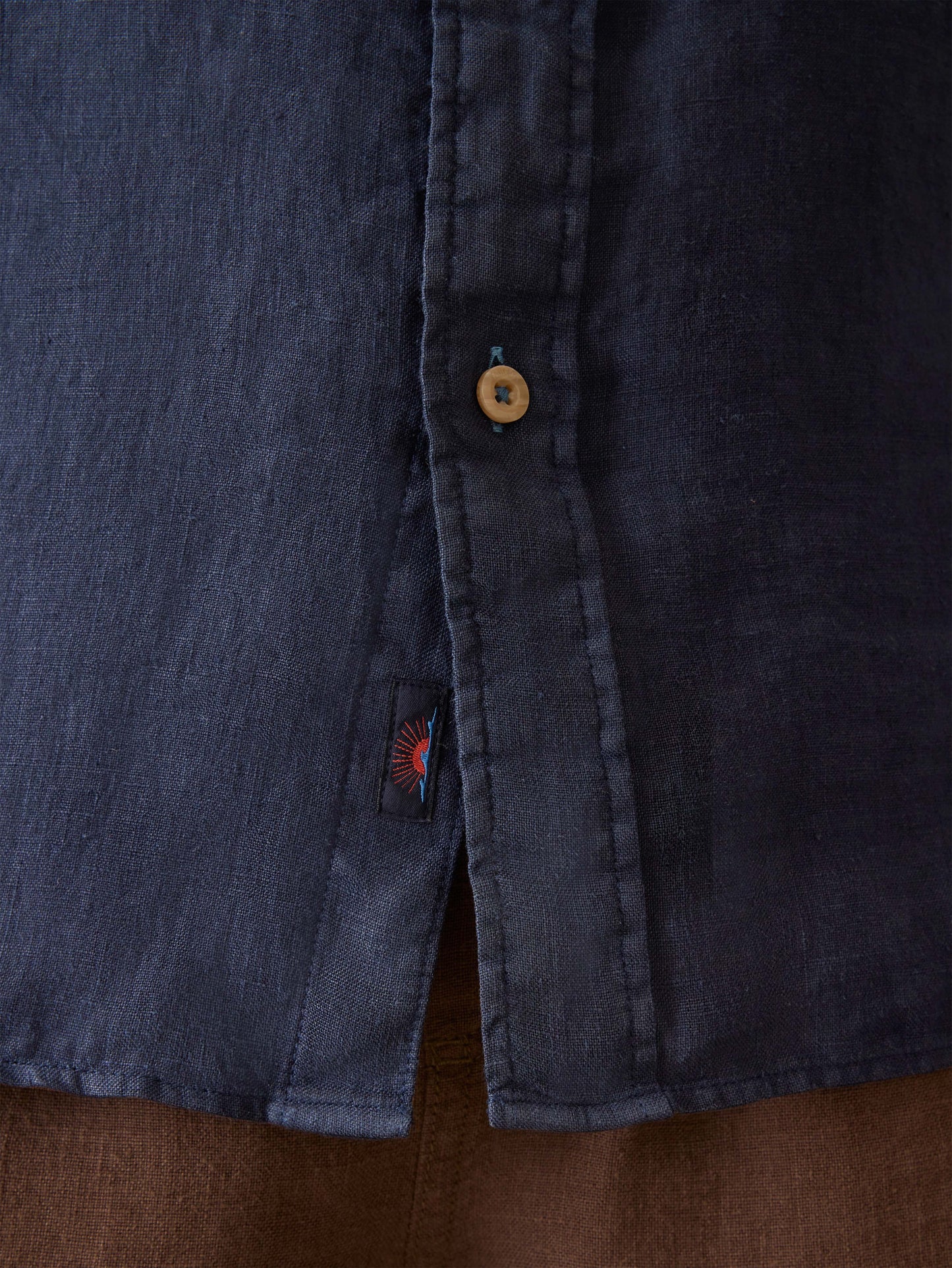 Laguna Linen Shirt - Island Navy