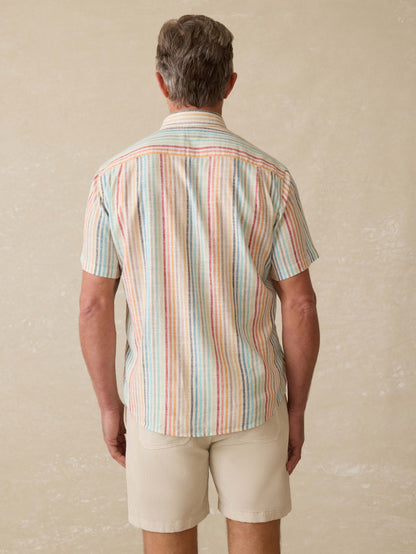 Short-Sleeve Breeze Shirt - Bay Reef Stripe