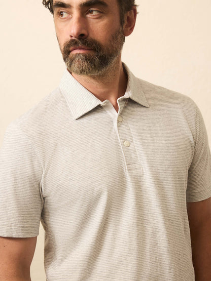Sunwashed T-Shirt Polo - Echo Bay Stripe