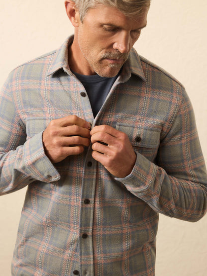 Legend™ Sweater Shirt (Double Pocket) - Forest Rose Plaid