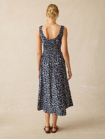 Sunseeker Dress - Juniper Ikat Floral