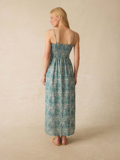 Sunrise Smocked Dress - Maui Tropics