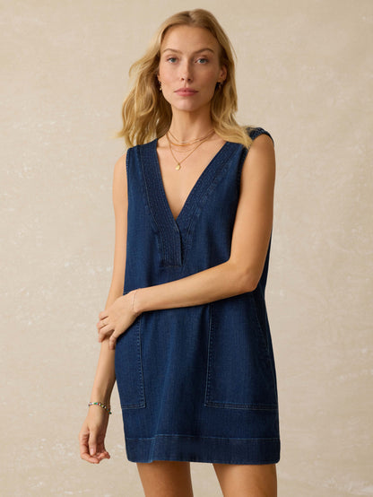 Azure Dress - Dusk Dive Wash