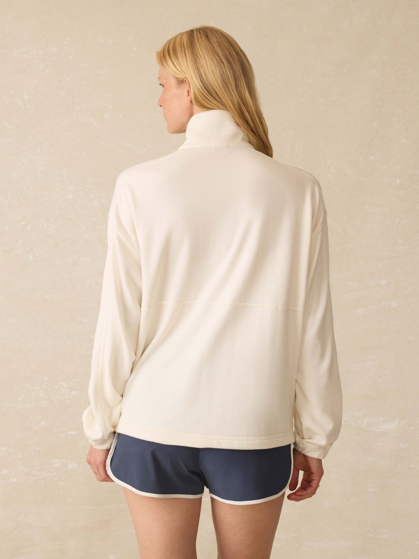 High Tide Terry Anorak - Egret