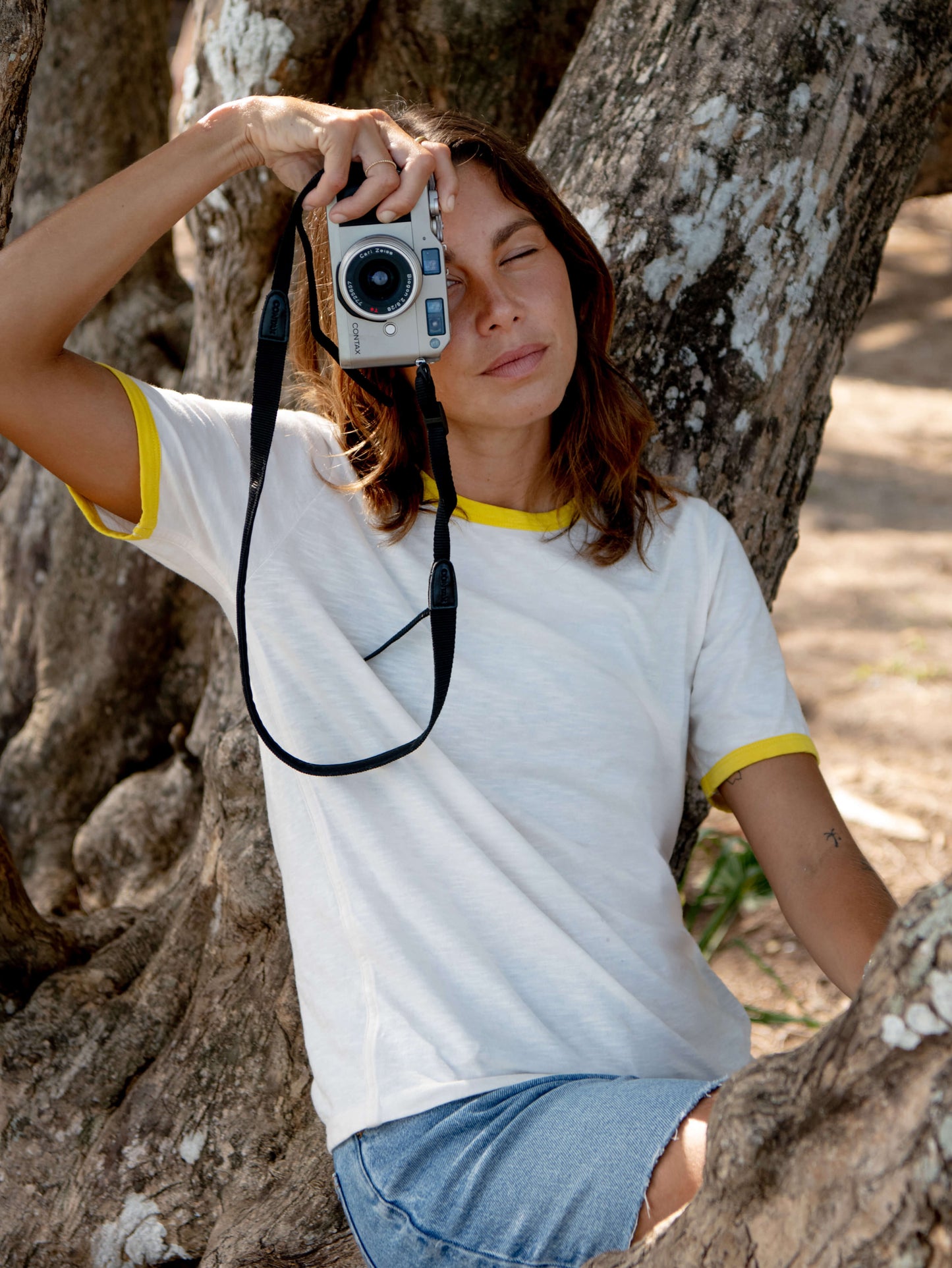 Sunwashed Essential Tee - Passion Fruit