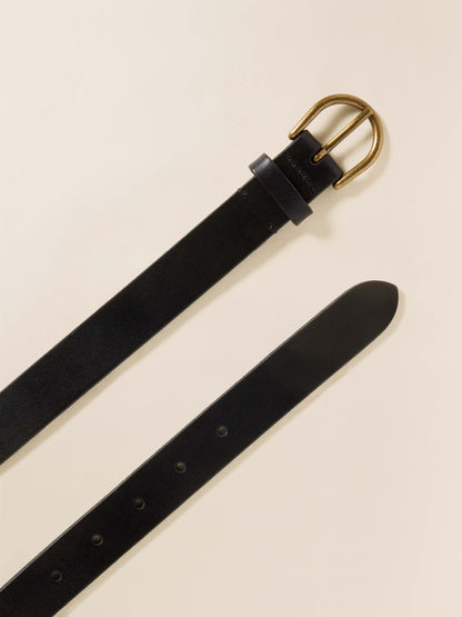 Women's Leather Belt - Black