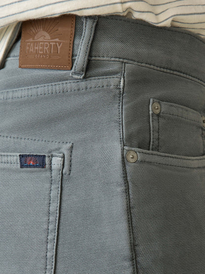 Stretch Terry 5-Pocket Pant - Slate